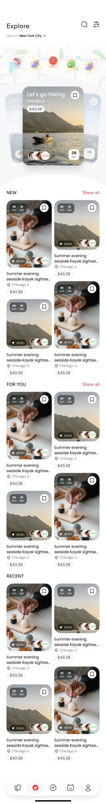 Fimijo app preview showing local event listings